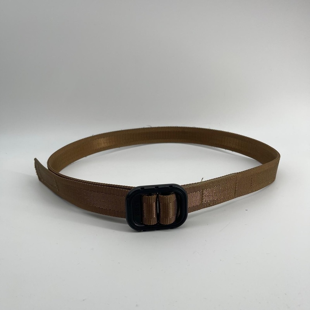 5.11 Tactical Nylon Webbing Belt Coyote Brown Tan 1.5 Inch Buckle 46.5 Inch